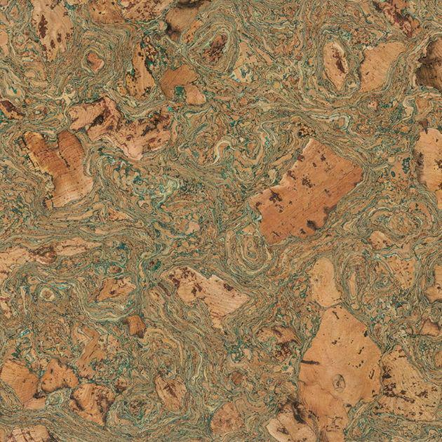Пробковые панели Granorte Decodalle Twist Green 